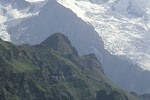 The Jungfrau from above Wengen
