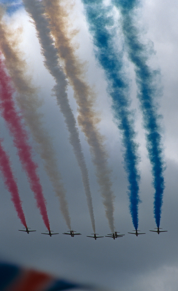 Red Arrows over The Mall 